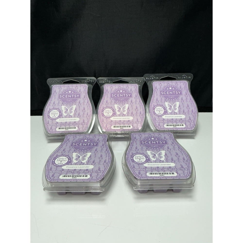 Scentsy Provence Lavender Lot Of 5 Wax Bars New